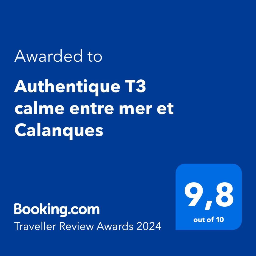 Authentique T3 Calme Entre Mer Et Calanques مارسيليا المظهر الخارجي الصورة